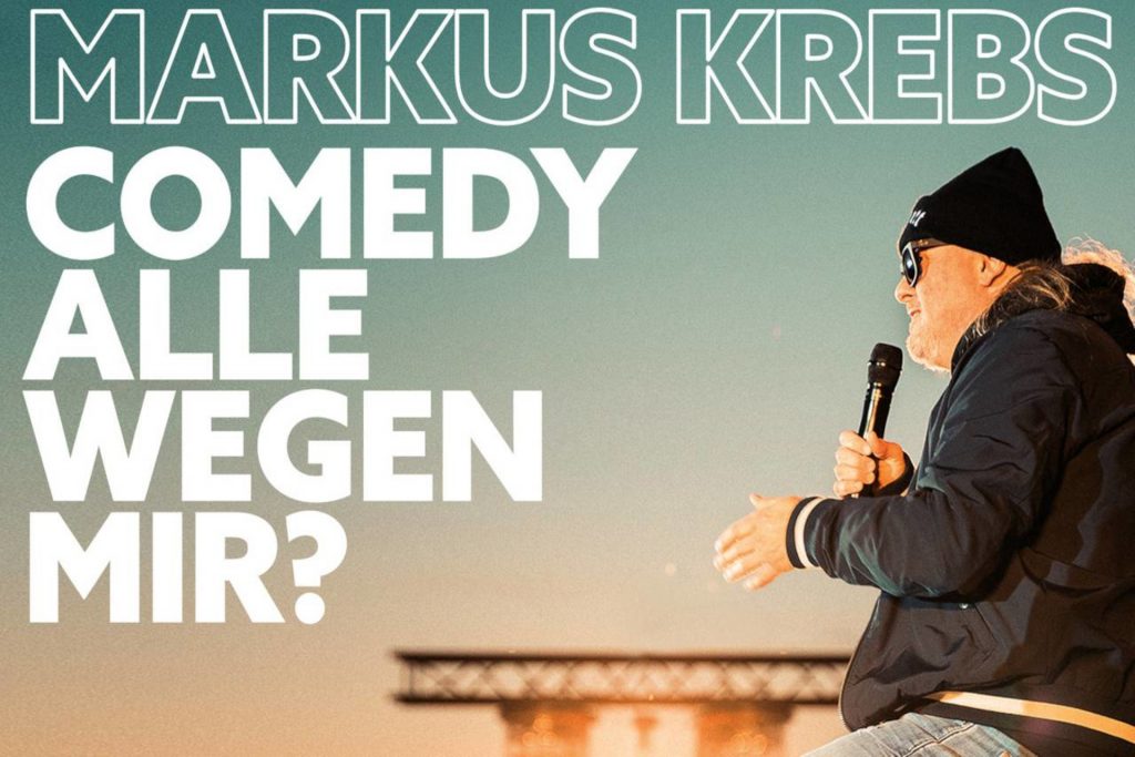 Plakat mit Markus Krebs
