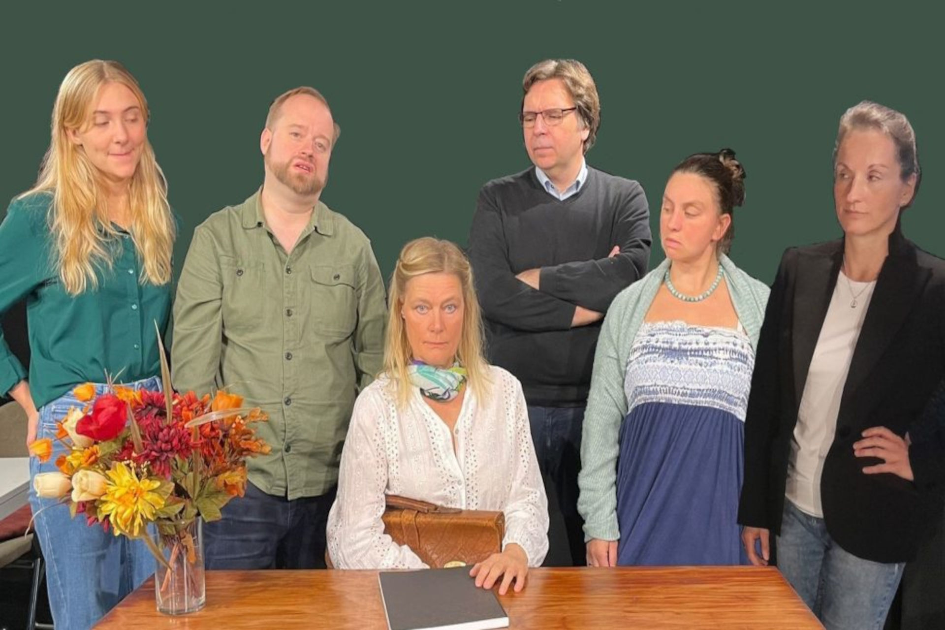 Schauspieler des Theaterstücks Frau Müller muss weg